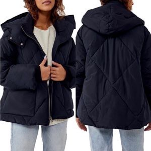 NWT Free People Hooded Emmy Swing Puffer